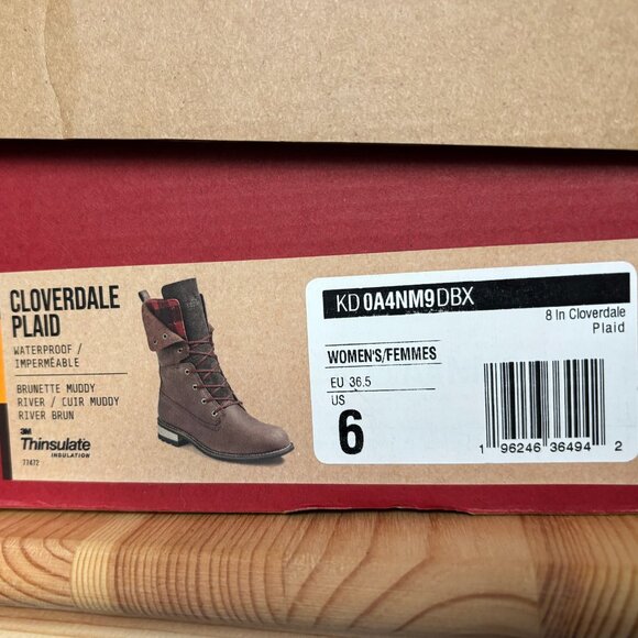 Women's Kodiak Cloverdale Plaid Waterproof Boot - Women's 6 - Picture 5 of 5